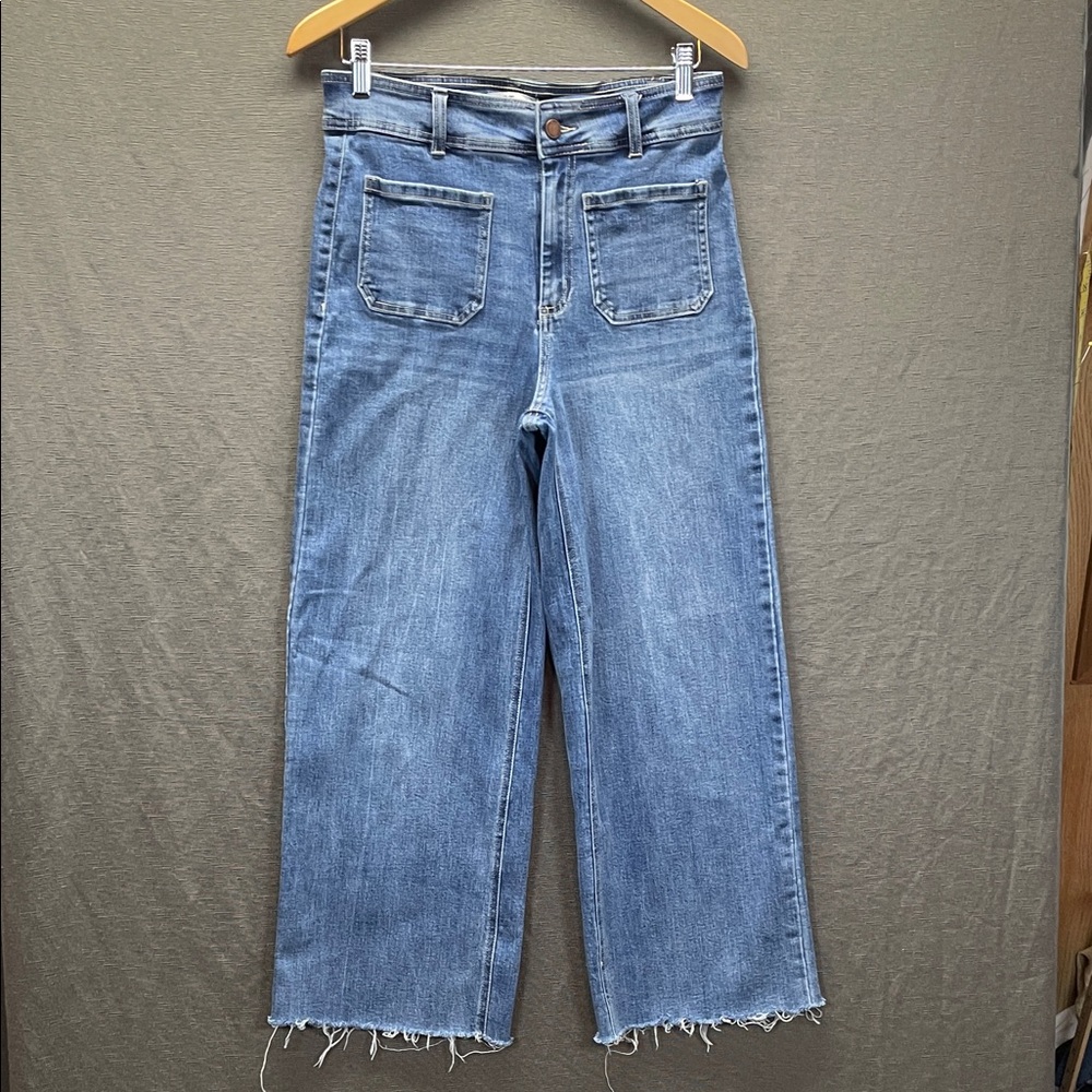 Oat New York Denim Wide Leg flare Jeans